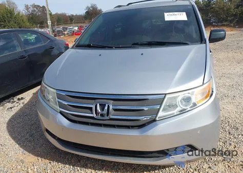 2013 Honda Odyssey Ex-L из США, поврежденный, VIN 5FNRL5H64DB086635